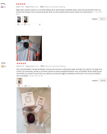 Smart Correction Belt Sensor Orthosis Invisible Reminder Adult & Child Sitting Posture Hunchback Back Smart Posture Corrector